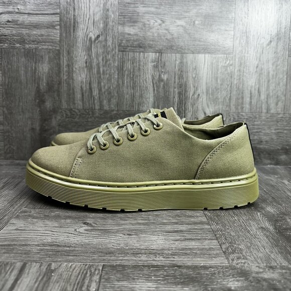 Dr. Marten's Dante Women's size 7 Army Green Canvas Shoes - Picture 2 of 8
